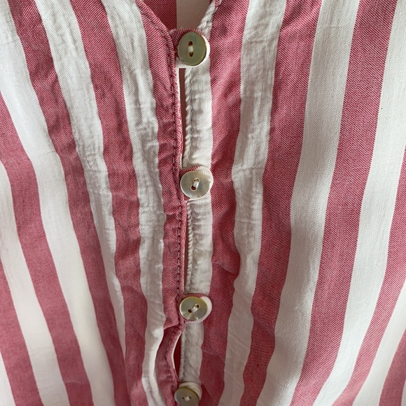 ZARA Pink & white stripes blouse - Picture 5 of 6